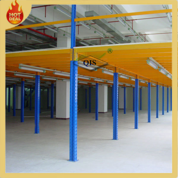 Heavy Duty Adjustable Warehouse Steel Storage Mezzanines Rack Image1