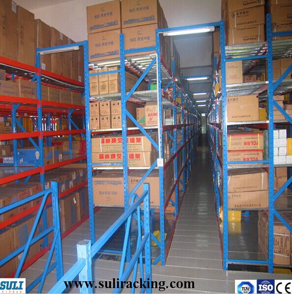 Steel Multi-Tier Mezzanine Floor Rack for Warehouse Storage Image1