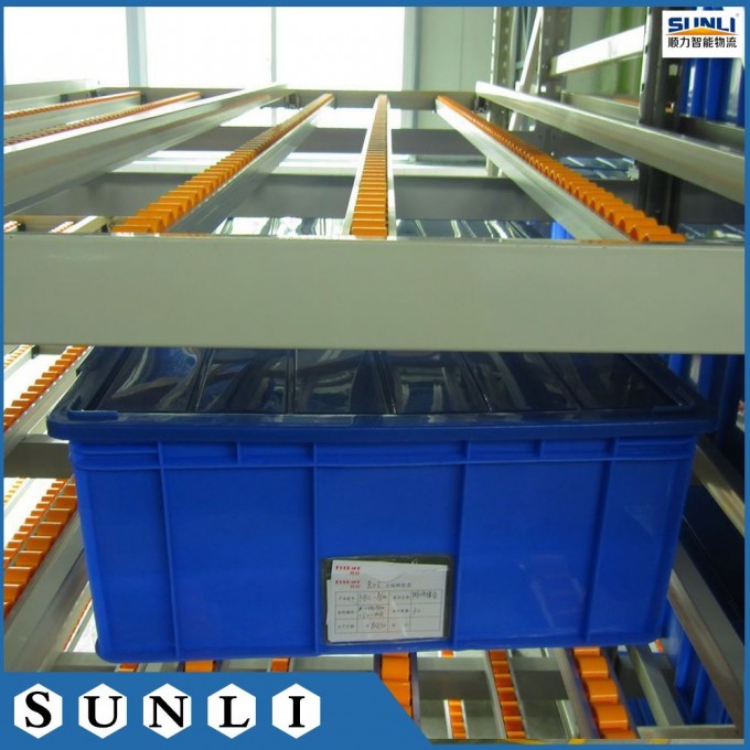 Storage Warehouse Carton Flow Slide Gravity Rack Image1