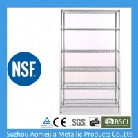 BSCI 4 Shelf Commercial Adjustable Steel Shelving Systems Storage Racks