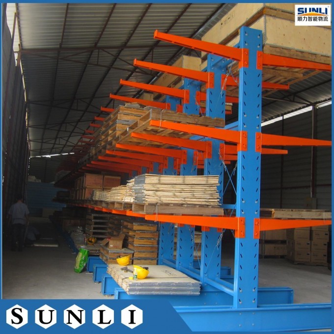 Double Faced Steel Storage Heavy Duty Cantilever Rack for Industrial Image1