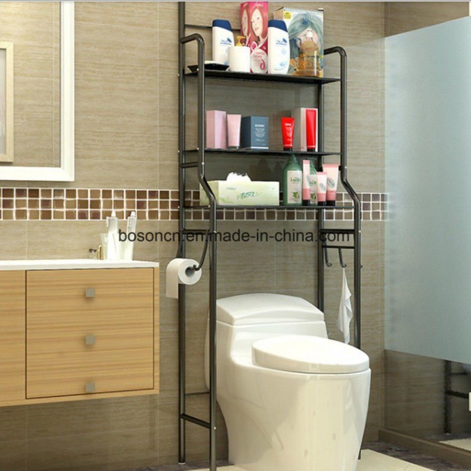 Bathroom Metal Towel Storage Rack Image1