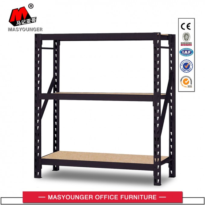 Supermarket Home Warehouse Use Metal Light Storage Rack Image1