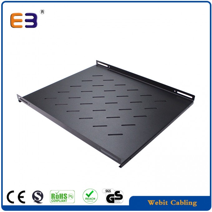 Network Cabinet Metal Fixed Shelf, Server Rack Tray for Storage Image1