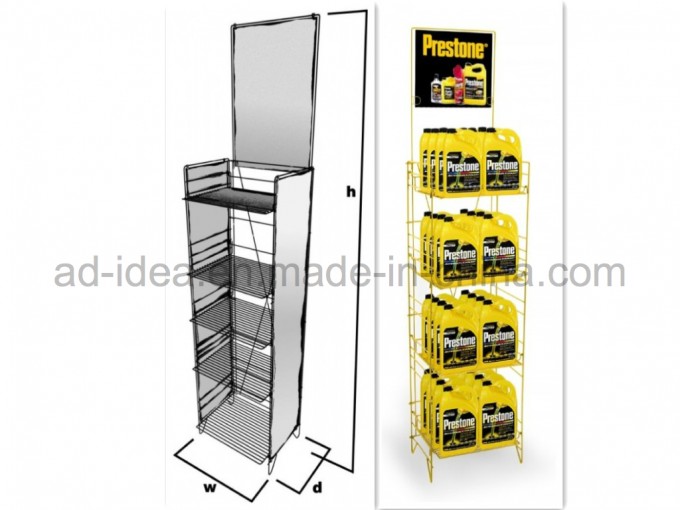 Lubricating Oil Metal Display, Storage Metal Display Rack Image1