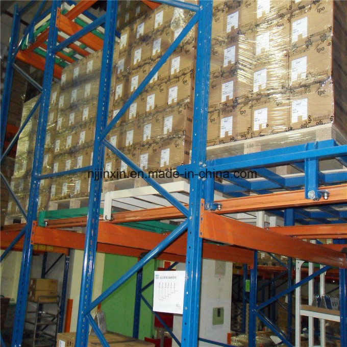 High Quality Ce Steel Metal Push Back Storage Rack (EBILMETAL-PBR) Image1
