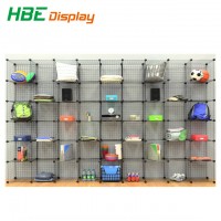 DIY Dssemble Metal Wire Cube Storage Rack