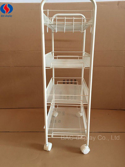 Floor Standing Commodity Storage Metal Spinner Display Rack Image1