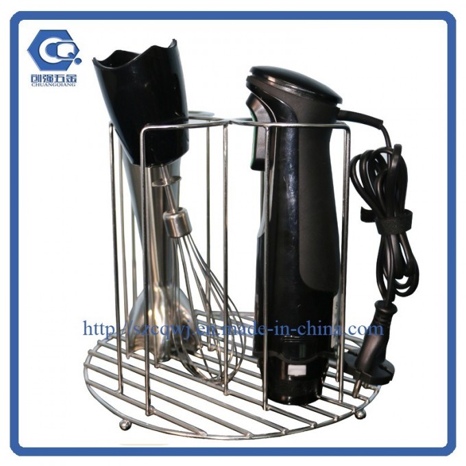 Household Kitchen Cabinet Metal Eggbeater Storage Rack Image1