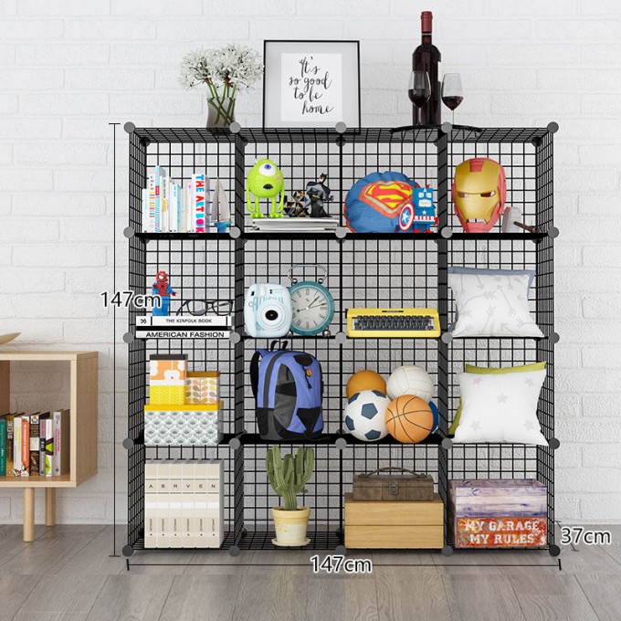 Storage Rack Shelf Wall Holder Corner Bathroom Metal Storage Rack Image1