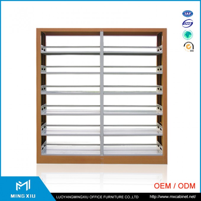 Mingxiu School Equipment High Quality Metal Storage Rack / Book Rack Image1