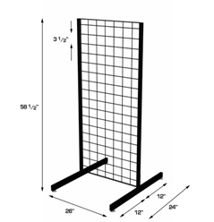 Metal Wire Display Rack for Storage Newspaper Image1