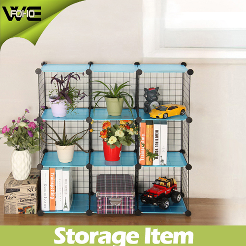 DIY Storage Cube Shelfs Iron Metal Rack for Flowers Image1