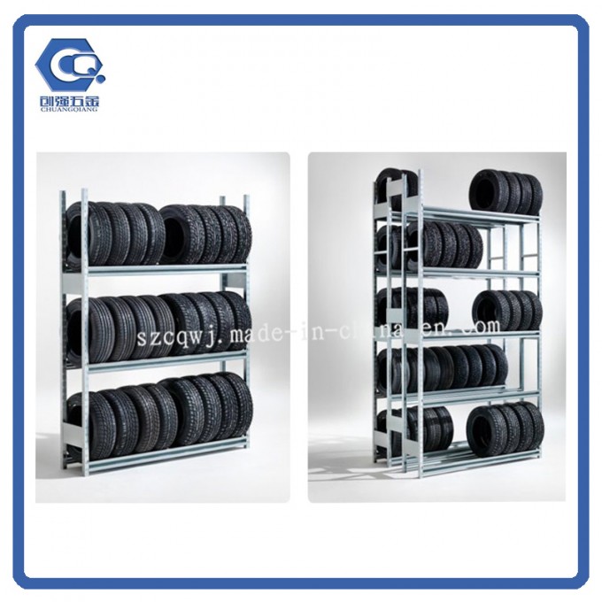 Custom Metal Beam Tire Profession Storage Display Rack Hold Image1
