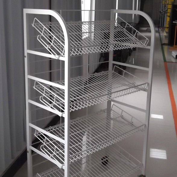Metal Wire Storage Rack with Wire Shelves Image1