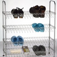 Display Stand Metal Wire Storage Shelving Supermarket Rack