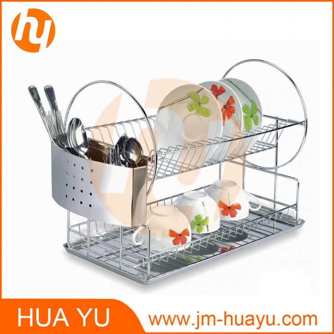Wire Metal Shelving Dish Storage Shelf Kitchen Rack Image1