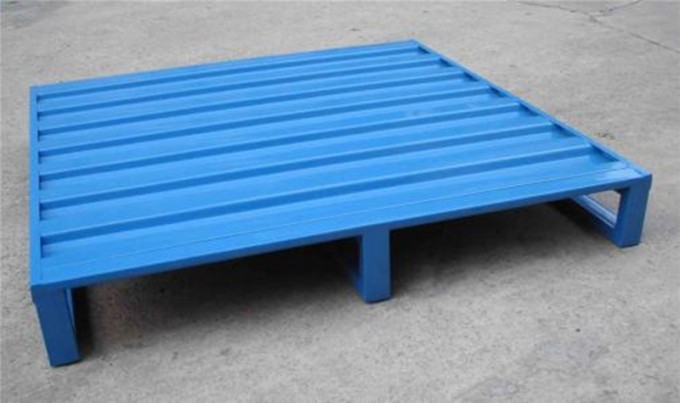 Heavy Duty Warehouse Storage Powder Coated Stackable Metal Steel Pallets/Industry Rack Image1