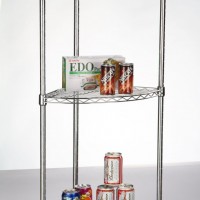 Triangle Metal Wire Shelves Storage Kitchen Rack