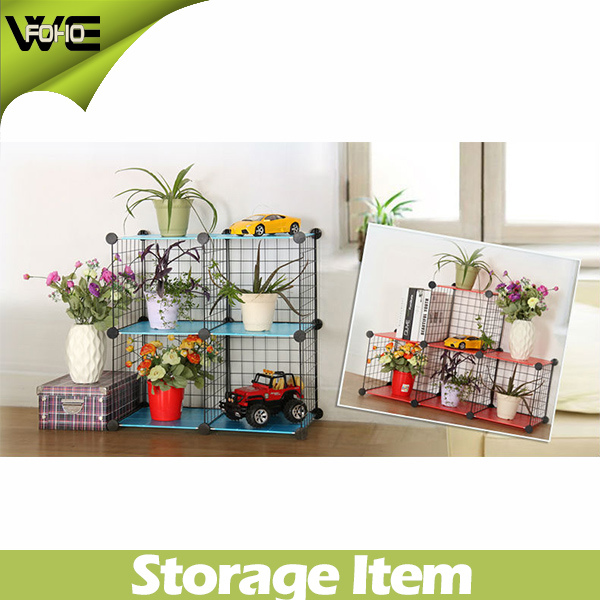 DIY Storage Cube Metal Shelving Wire Storage Rack Image1