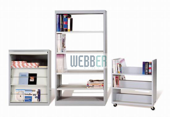 Metal Open Book Storage Racks Image1