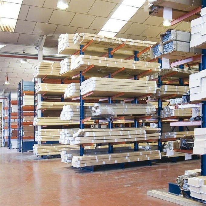 High Quality Lumber Storage Metal Cantilever Shelf Rack Image1
