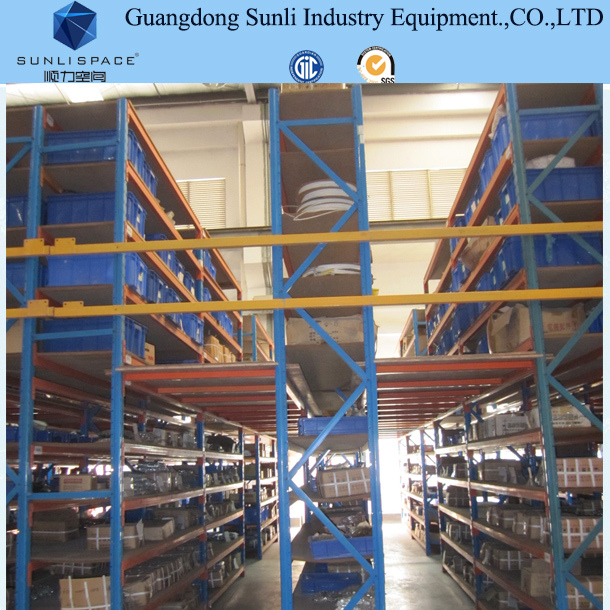 Industrial Metal Storage Shelf Support Mezzanine Floor Racking System Image1