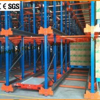 Warehouse Steel Shelving Radio Shuttle Racking Pallet Storage Racking