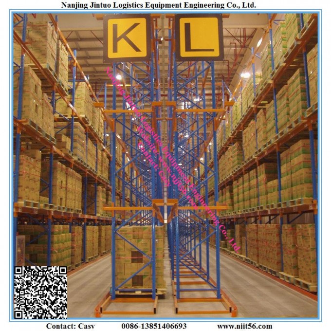 Heavy Duty Steel Drive-in Pallet Racking for Warehouse Storage Image1