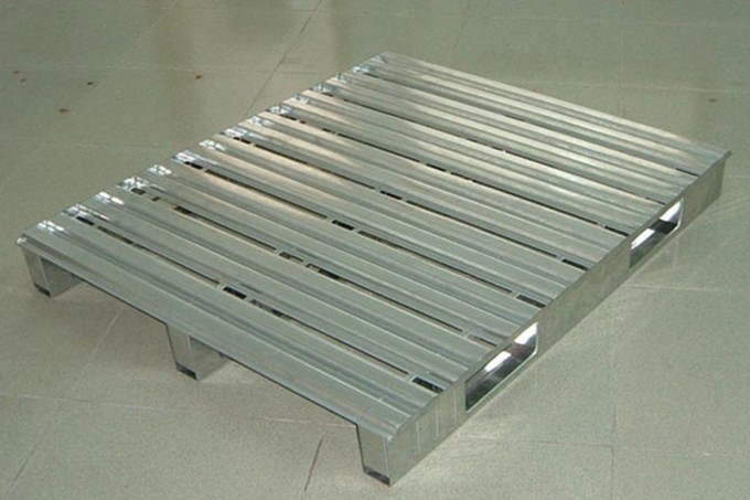 Hot DIP Galvanized Four-Way Full Deck Steel Pallets /Pallet Rack Image1