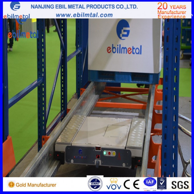 Steel Q235 High End Pallet Rack Radio Shuttle Racking Image1