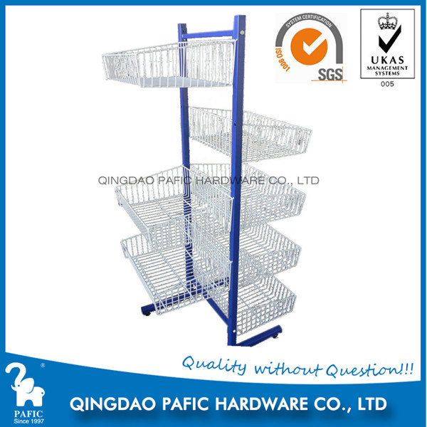 Beverage Selected Wire Basket Display Rack Image1