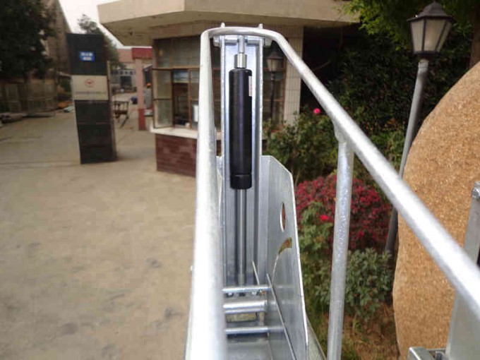 New Design Two-Double Outdoor Black Powder Coated Parking Bike Rack Image1