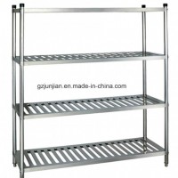 Commercial Assemble Stainless Steel 4-Door Freezer Rack