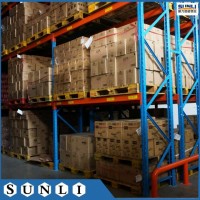 P88X68mm 2tx3levels L3300mm Q235B Steel Heavy Duty Pallet Rack
