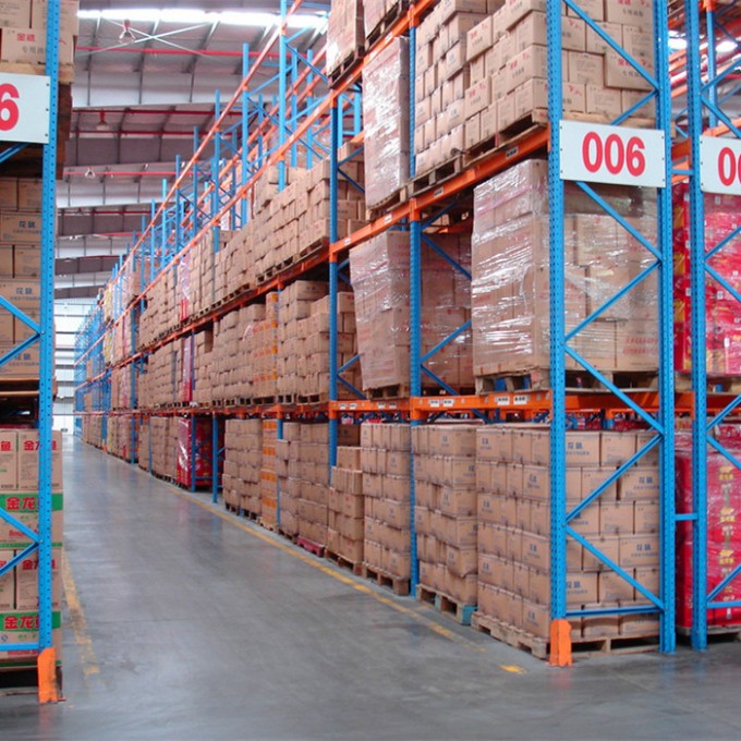 Metal Heavy Duty Steel Warehouse Selective Teardrop Storage Pallet Rack Image1