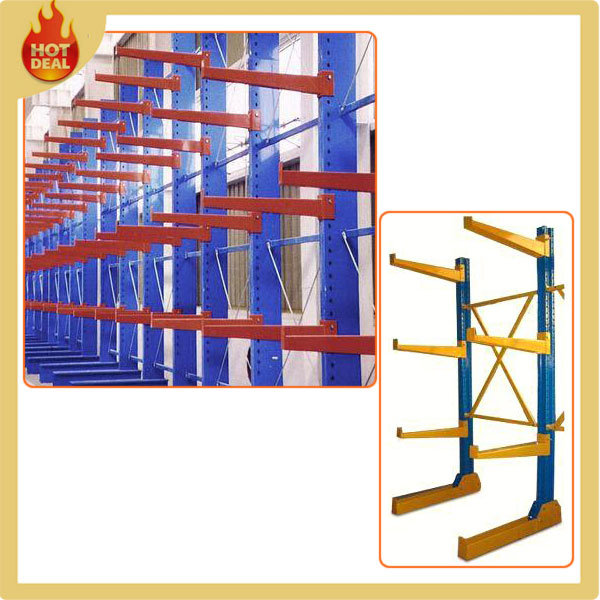Heavy Duty Adjustable Warehouse Metal Galvanized Cantilever Rack Image1