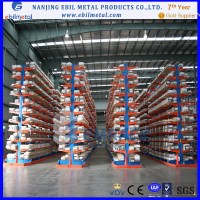 Blue Orange Grey Cantilever Racking