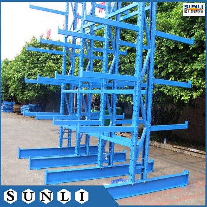 Q235B Steel Multi Layer Cantilever Arm Long Goods Storage Industrial Rack Image1