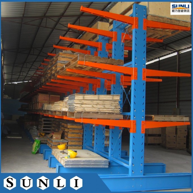 Long Cargo Warehoue Storage Shelving Heavy Duty Cantilever Rack Image1