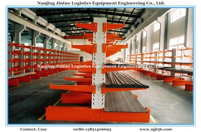 Warehouse Storage Steel Cantilever Racking for Long and Irregular Goods Image1