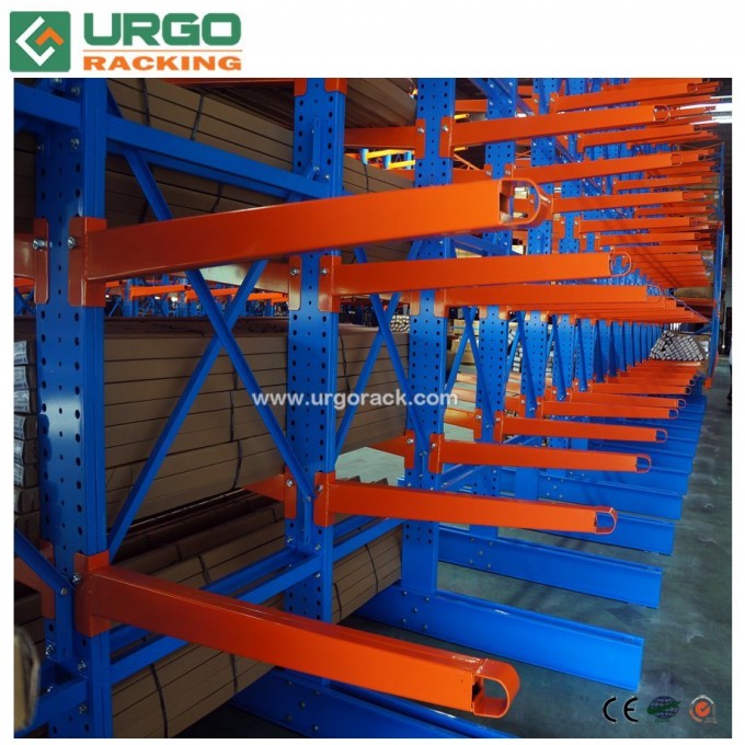 Warehouse Storage Steel High Capacity Cantilever Racking for Tube Storage Image1