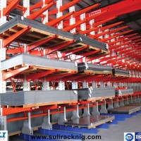 Heavy Duty Steel Warehouse Cantilever Racking for Irregular and Bulky Goods