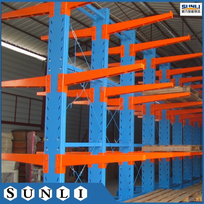 6mx1m Double Side 1000kg Long Span Cargo Storage Cantilever Rack Image1