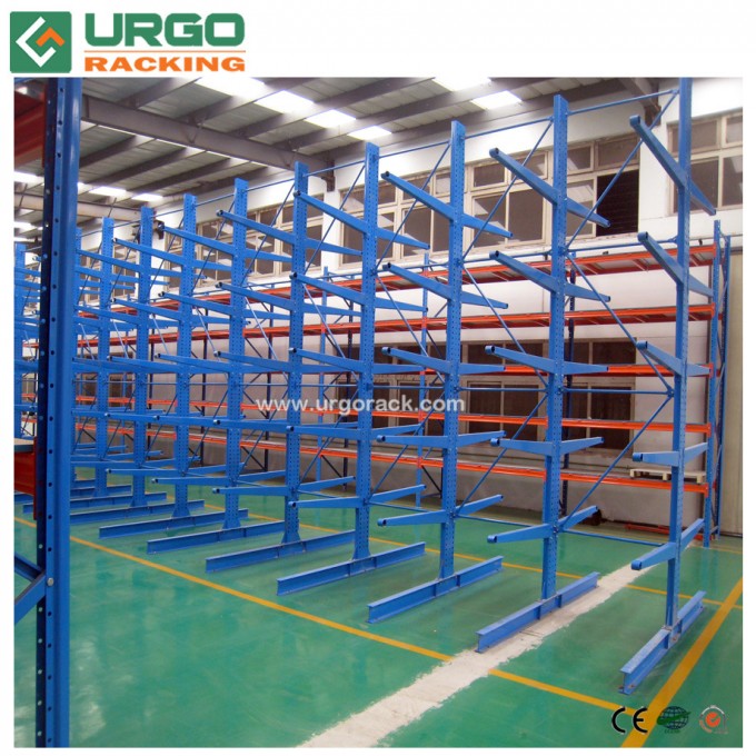 High Capacity Industrial Heavy Duty Storage Metal Cantilever Rack Image1
