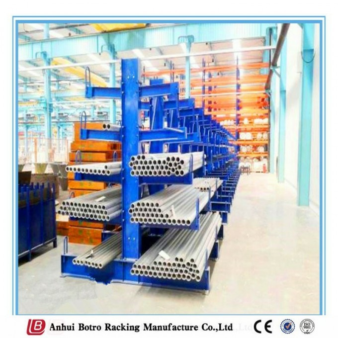 China Nanjing Outdoor Storage Works Plant Factory Steel Cantilever Racks Image1