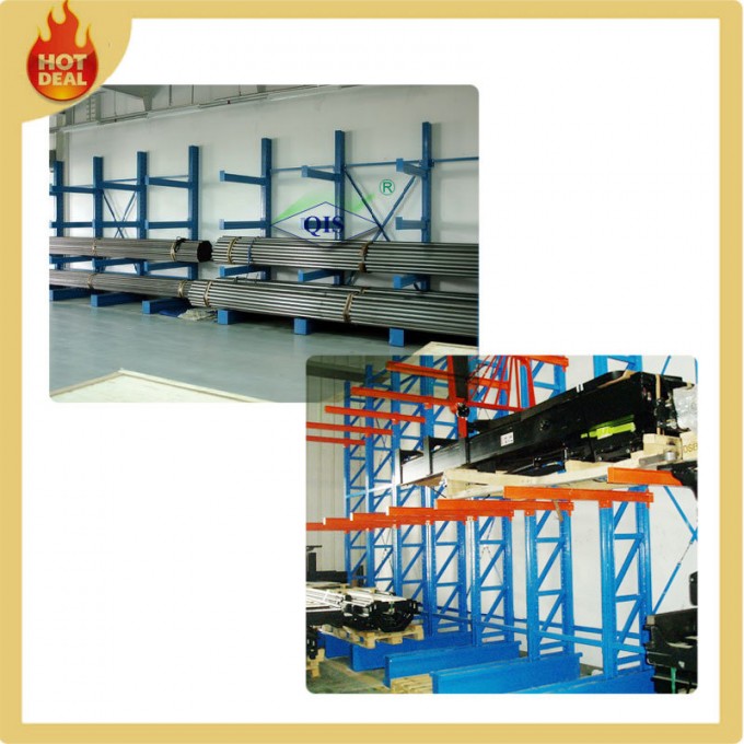 Heavy Duty Warehouse Steel Cantilever Rack, Storage Racking System for Long Objects Image1
