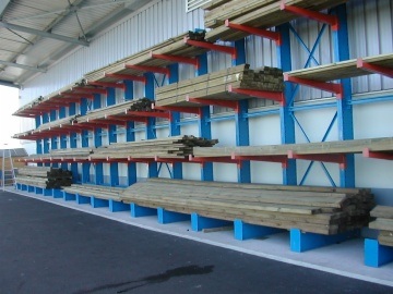 Warehouse Heavy Duty Single Side Cantilever Rack Image1