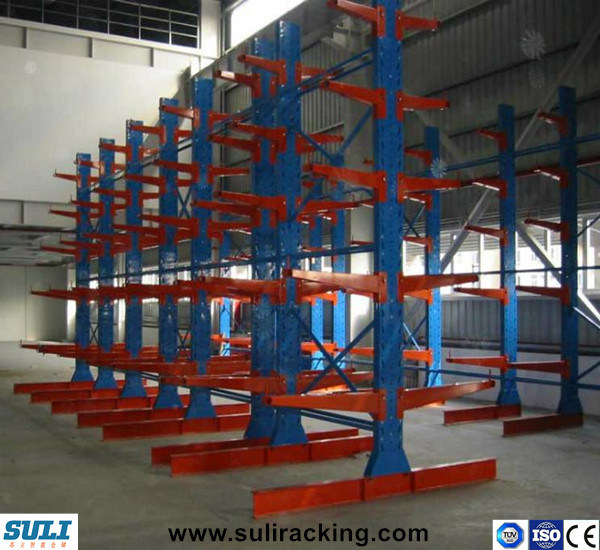 Double Side Long Pipes Storage Pallet Cantilever Shelf Rack Image1