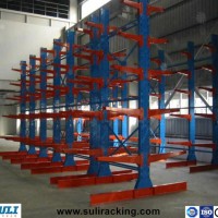 Double Side Long Pipes Storage Pallet Cantilever Shelf Rack